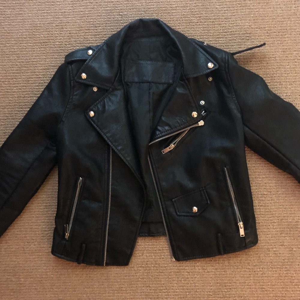 Small Black Leather Jacket